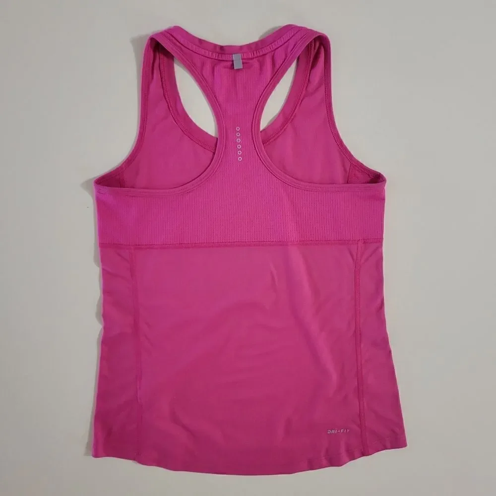 Nike Women's Dri-FIT Running Pink Tank Top